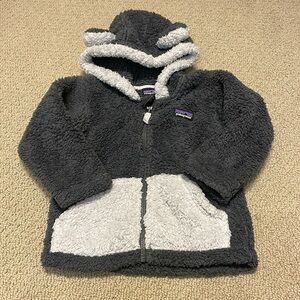Patagonia Baby Furry Friends Hoodie Sherpa Jacket